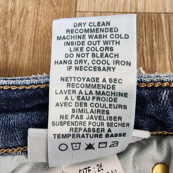 JOES JEANS Flawless The Icon Mid Rise Skinny Ankle Jeans Womens‎ Size 26 Blue - Picture 4 of 14